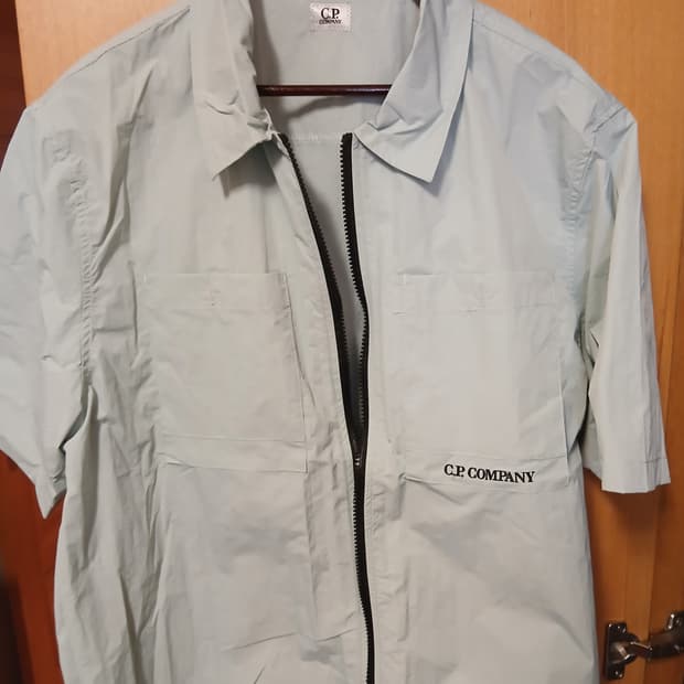 Cp 컴퍼니 반팔 반바지 셋업(라이트블루)