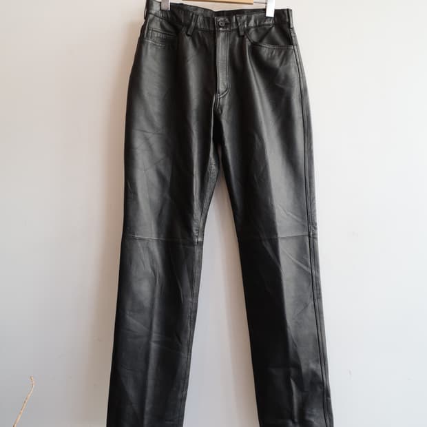 Japan brand  돈피레더 팬츠 (28~29인치)