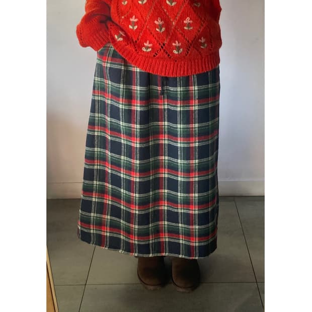일본 체크스커트 새상품♥️