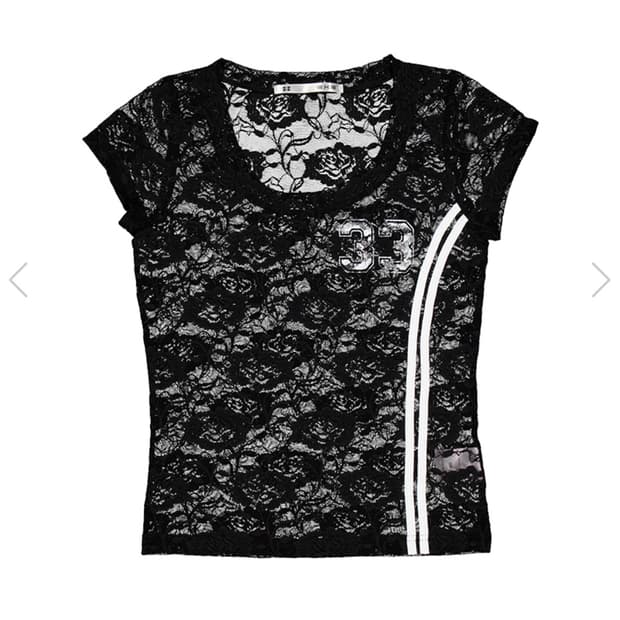 setupexe 33 lace top 레이스탑 블랙