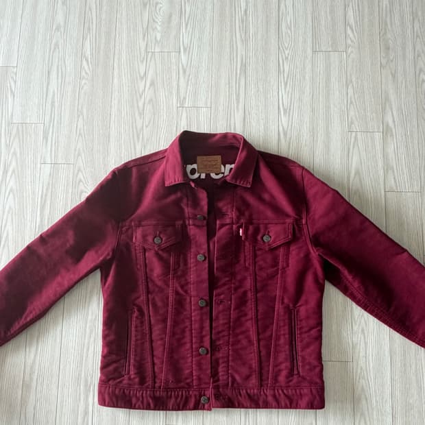 슈프림x리바이스 15aw트러커자켓