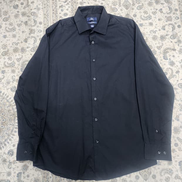 DOCKERS 다커스 면/폴리 블랙셔츠 M (103-106)