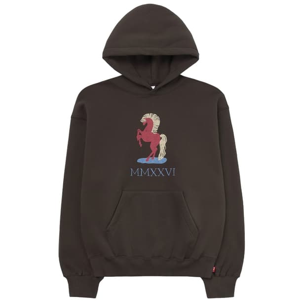 아이앱 스튜디오 레드 홀스 후디 브라운