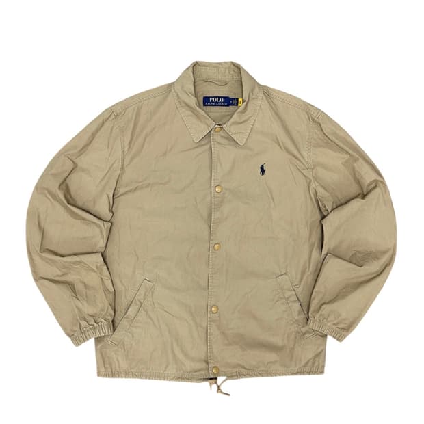 폴로 베이지 포플린 코치자켓(M)