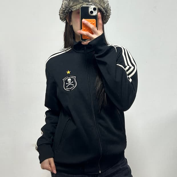 아디다스 올랜도 파이리츠 로고 트랙탑 져지 블랙