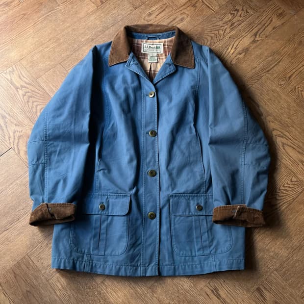[L]L.L.Bean USA 엘엘빈 빈티지블루 헌팅 자켓