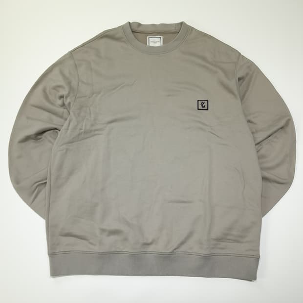 CL055 우영미 코튼 파리스레터링 메탈스터드 그레이 맨투맨