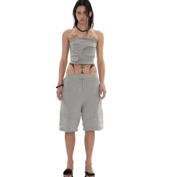 604service 바이커 탑 그레이