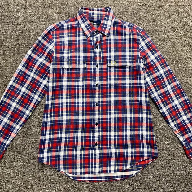 [95] 프레드페리 플란넬 체크 셔츠 