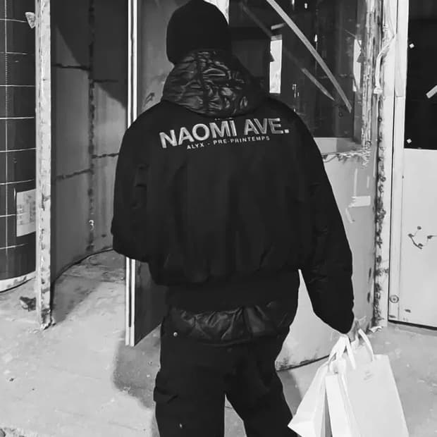 Alyx X Alpah Naomi ma-1 bomber Black