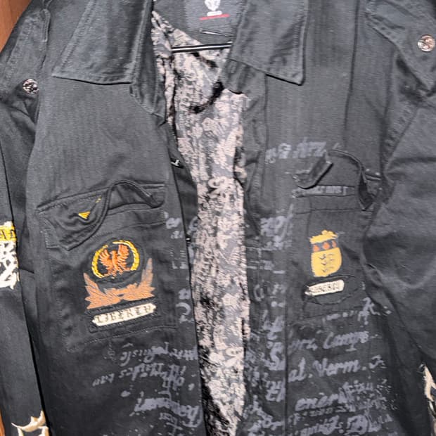 빈티지 아카이브 LRG 밀리터리 풀자수 워크자켓 (스트릿/아메카지)