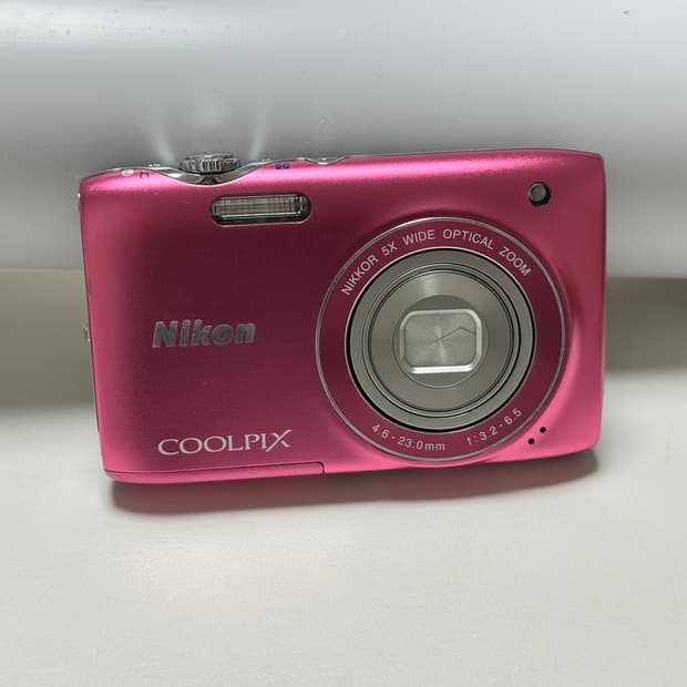 [정크] 니콘 쿨픽스 s3100 핑크 디카