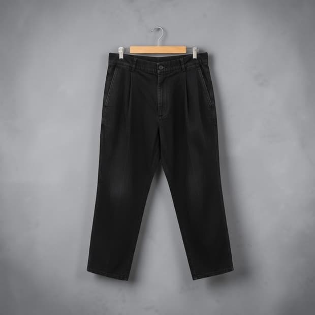 50/ 에르메네질도 제냐 가먼트다잉 원턱 팬츠