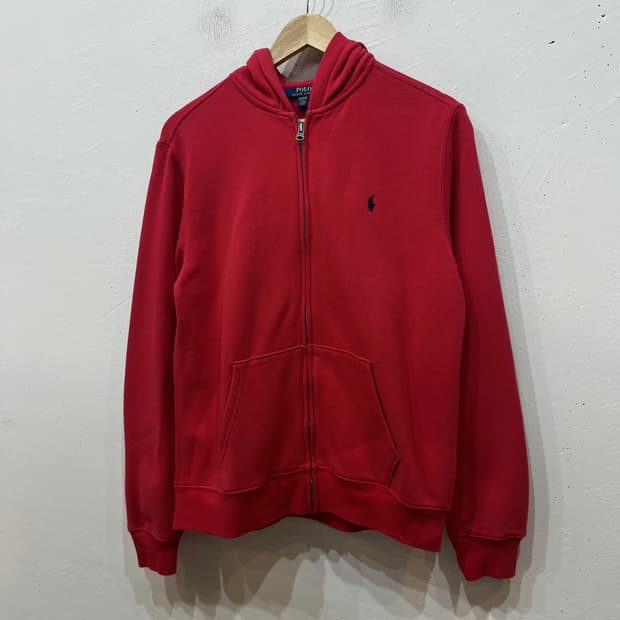 폴로랄프로렌 기모 후드집업 