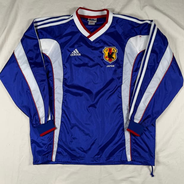 99-00 아디다스 일본 축구 국가대표 바람막이 웜업 피스테 어센틱