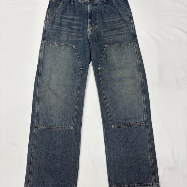 Andersson Bell 앤더슨벨 패치 워크 카펜터 더블니 데님 청바지