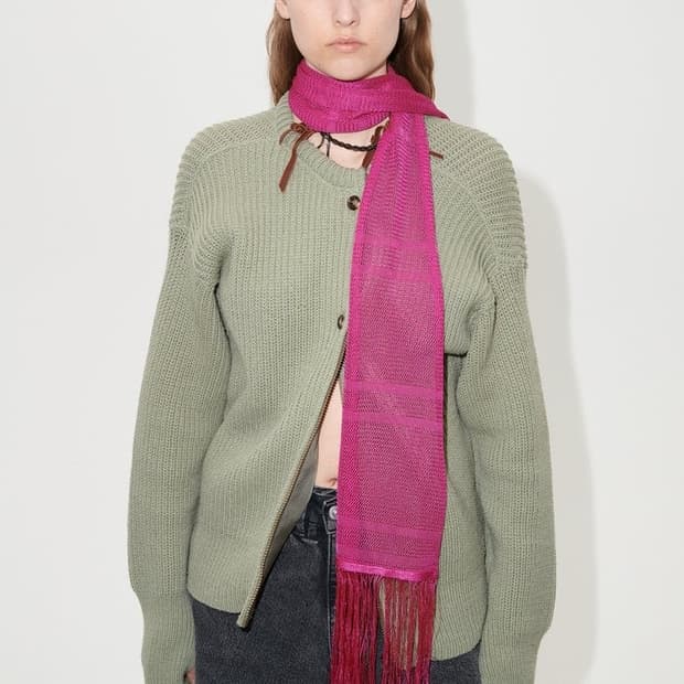 아워레가시 피아노 스카프 화이트