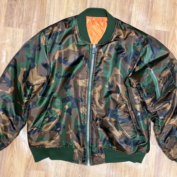 로스코 리버시블 카모 ma-1 2xl