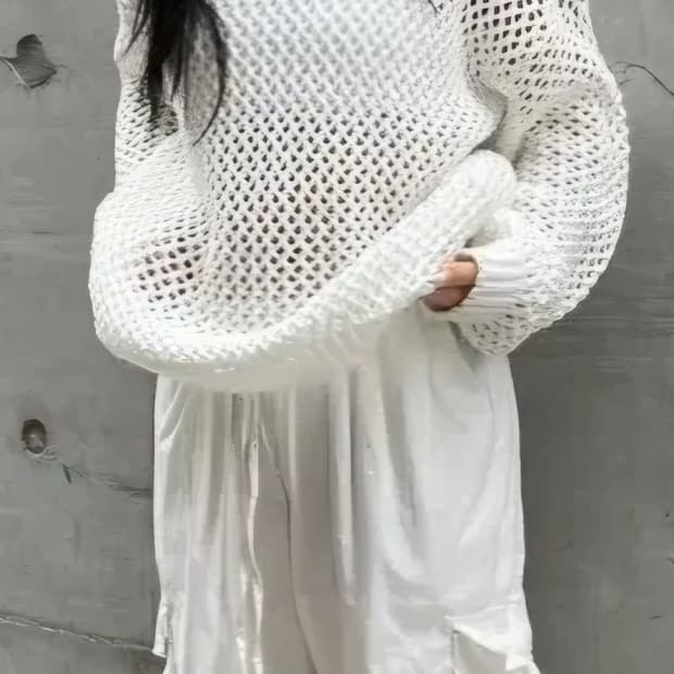 오도어 homme net knit 그물니트