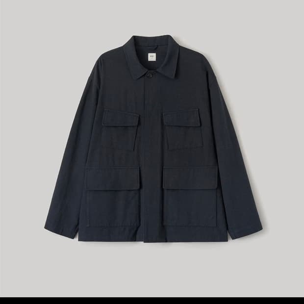 1) 어나더 오피스 PEACH BDU JACKET DARK NAVY