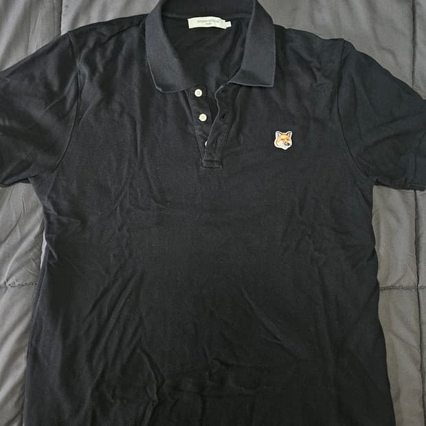 메종키츠네 카라티 블랙 L