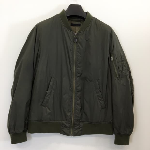 유니클로 MA-1 블루종점퍼 L