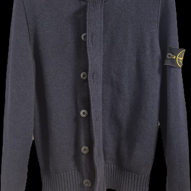 Stone Island Lambswool Knit Zip-Up