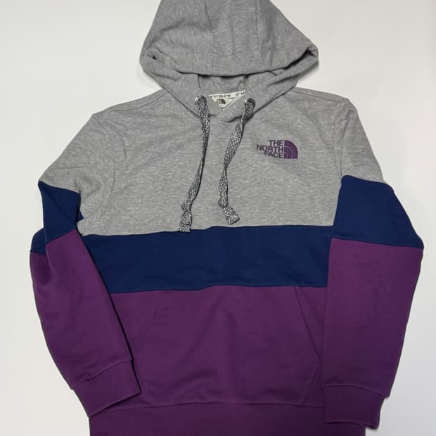 노스페이스 화이트라벨 컬러블록 카슨 후드티 L