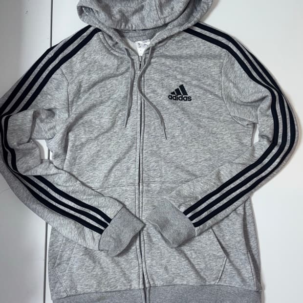 아디다스 후드집업 그레이 l 오늘 구매시 택포!