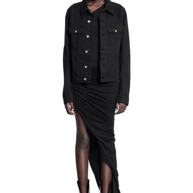 릭오웬스 18fw 벨벳드레스