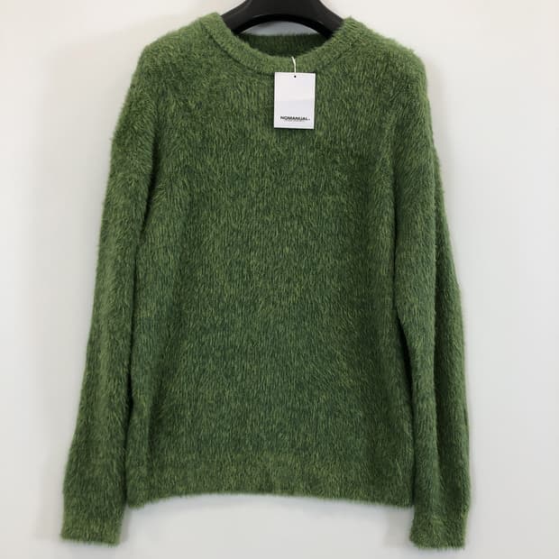 노매뉴얼 (새상품) 헤어리니트 90-95 오버 