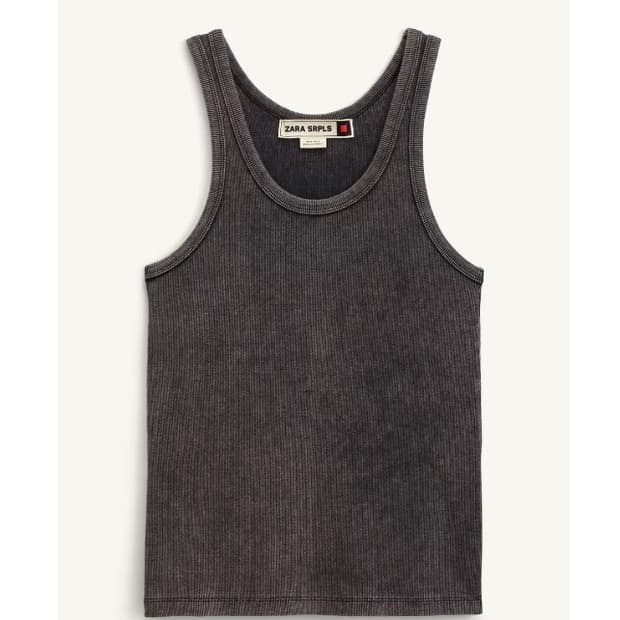 ZARA TNK TP 슬리브리스 나시 탱크탑 탑 