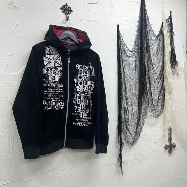 Spinash 00s y2k printing hoodie