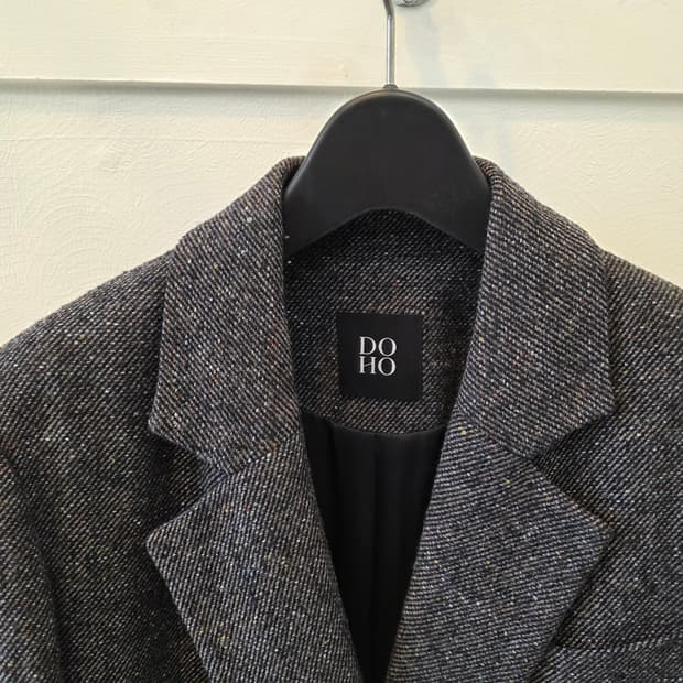 도호 헤링본 싱글 버튼 자켓