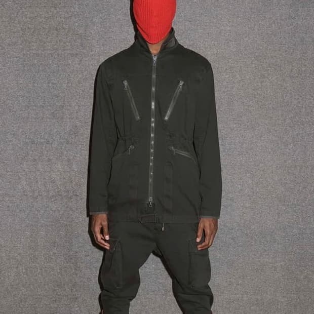 APC X KANYE 14FW 스위스 아미 파카 올리브 카키