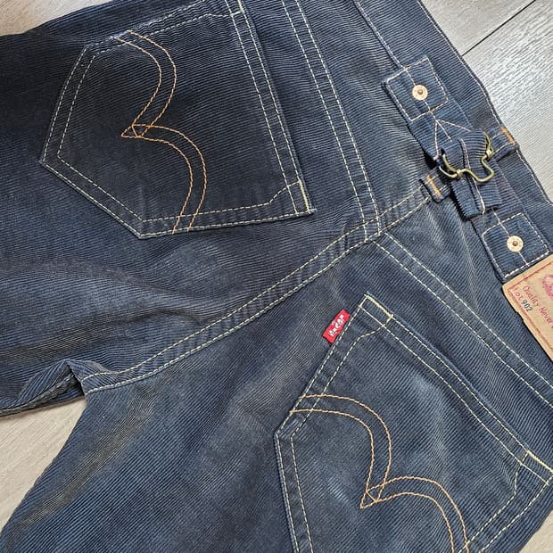 리바이스 버튼플라이 빈티지 코듀로이 데님