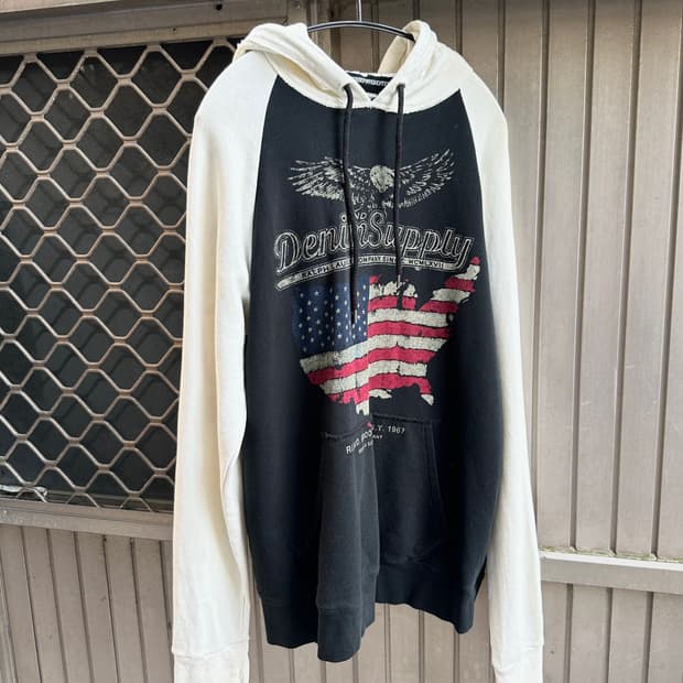 DENIM & SUPPLY eagle flag hoody