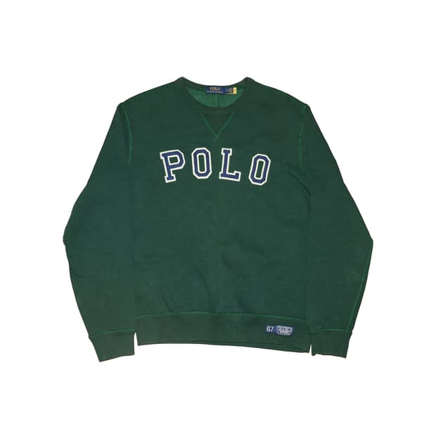 폴로 그린 맨투맨 