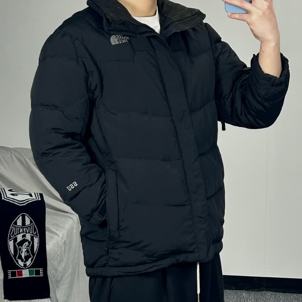 노스페이스 550 다운 패딩 점퍼 L  