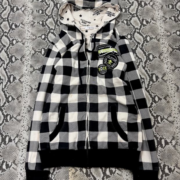 “Colza” Y2K&Kitsch Mood Skull Patch Chec