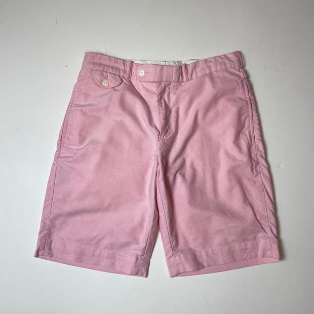 폴로 랄프로렌 파스텔 핑크 코튼 치노 반바지 PN9621