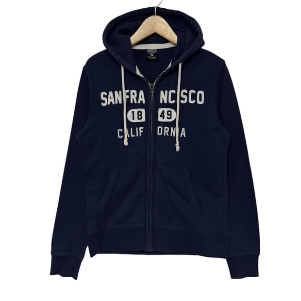 후아유 샌프란시스코 아치로고 후드집업