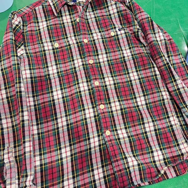 버질아블로pyrex 파이렉스 플란넬셔츠 L