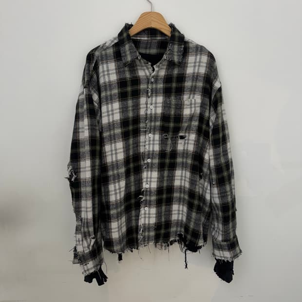 빈티지 체크셔츠