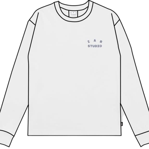 [M]아이앱 스튜디오 롱슬리브 화이트