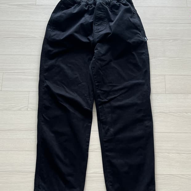 stussy 스투시 브러쉬드 비치 팬츠 블랙 M (30-32)