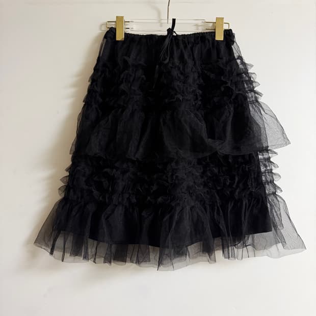 새상품 여자 봄 미디스커트