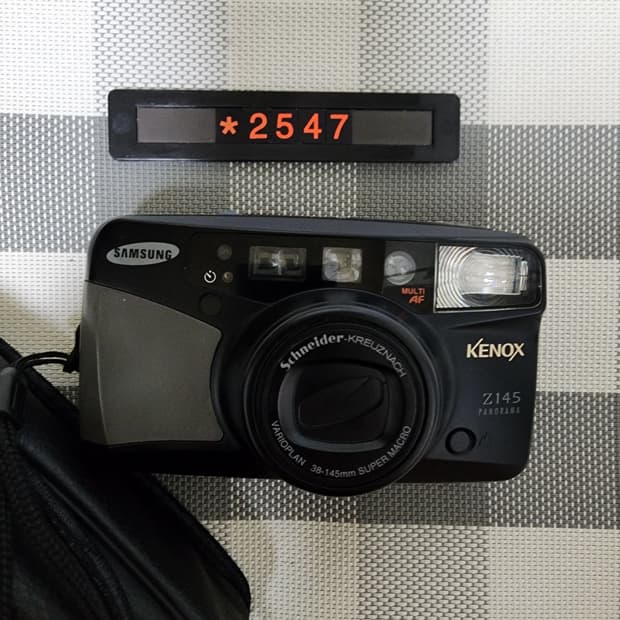 삼성캐녹스 Z 145 파노라마 필름카메라 파우치포함