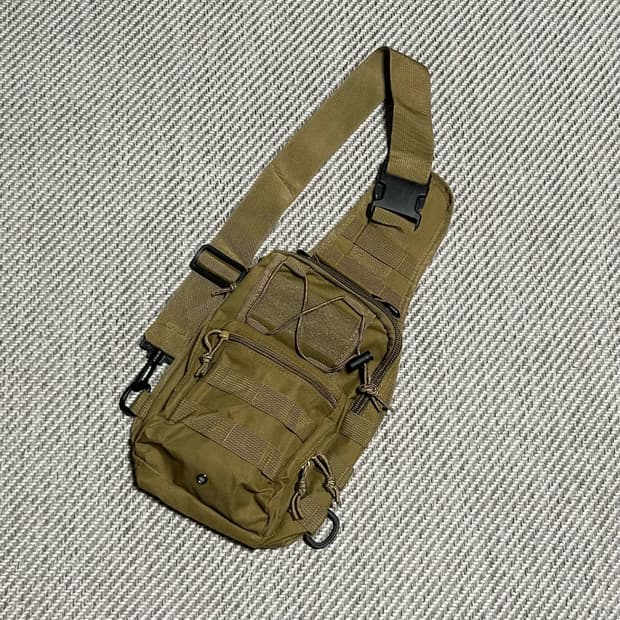 [Free] 빈티지 밀리터리 전술 슬링백