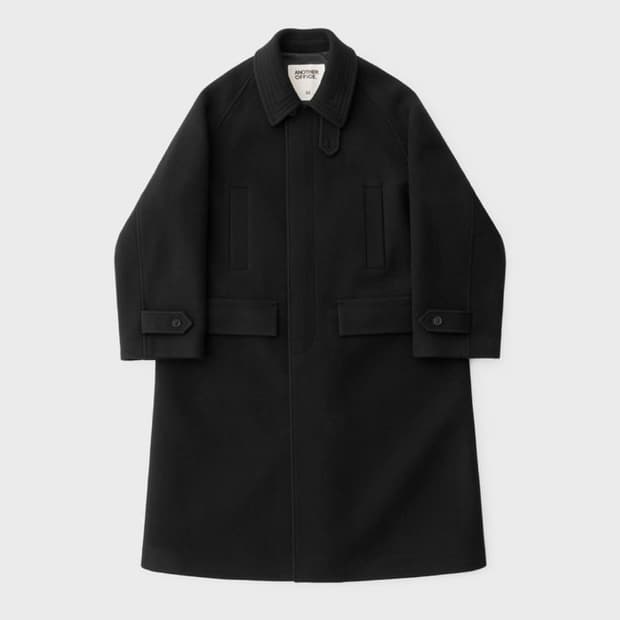 어나더오피스 보이저 볼드 발마칸 코트 black 01 size